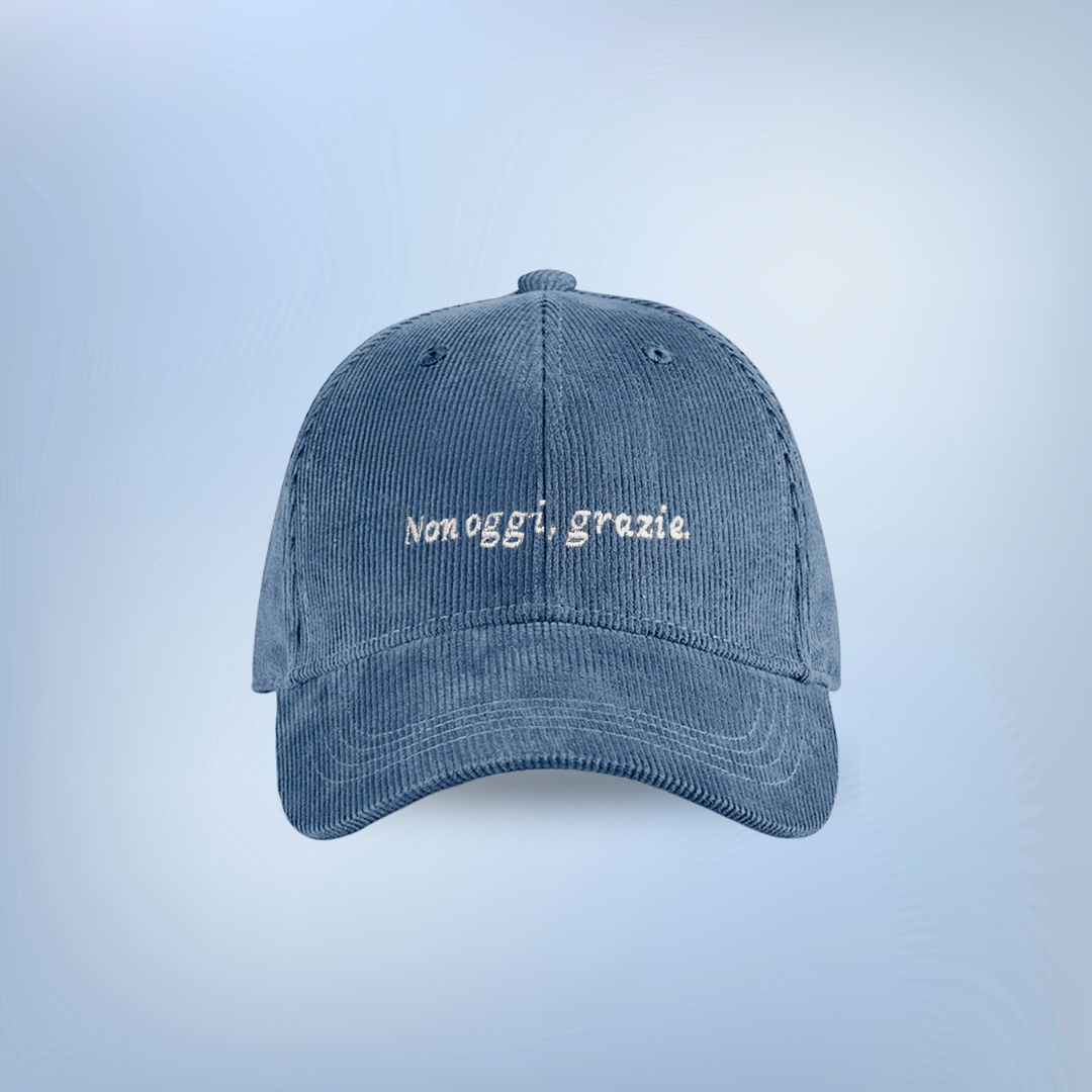 Cappello "Non oggi, grazie" 🙏