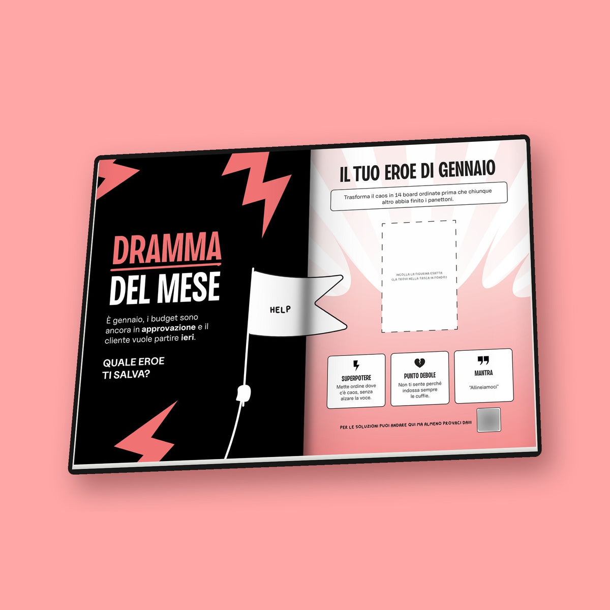 Agenda 2027 Nera – pagine "dramma del mese" ed eroe del mese