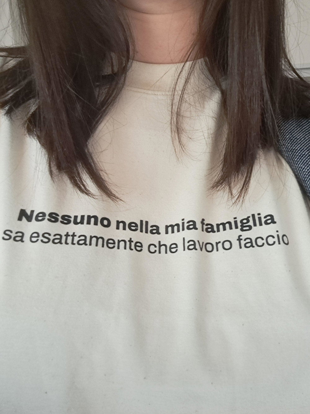 Foto di un cliente: T-shirt Nessuno nella mia famiglia