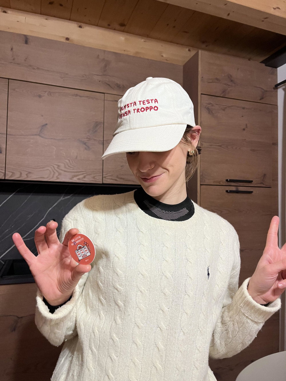 Foto di un cliente: Cappello Questa testa
