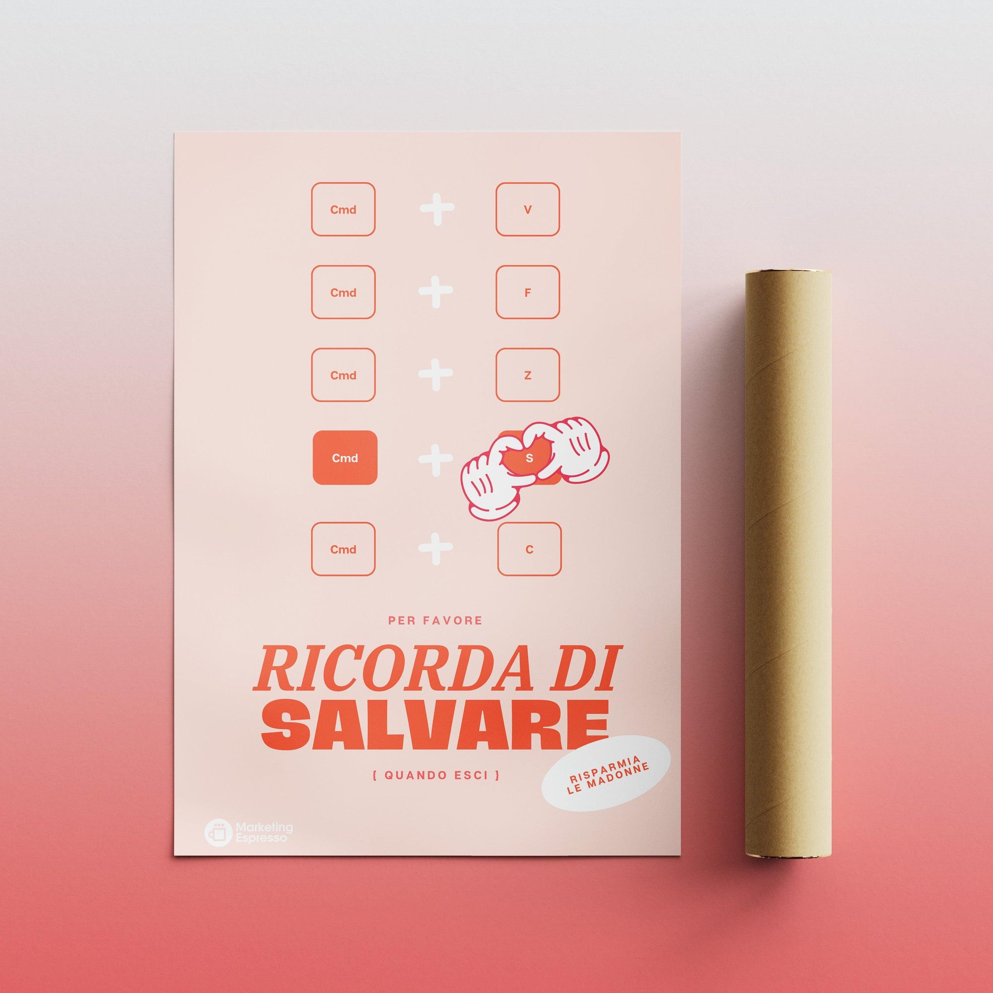 Poster Salva Cmd - Marketing Espresso Shop